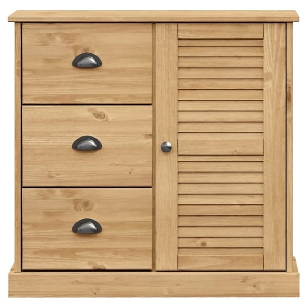 vidaXL skænk VIGO 78x40x175 cm massivt fyrretræ