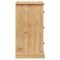 Miniatyrbilde 6 av 10: vidaXL Skjenk med skuffer VIGO 78x40x75 cm heltre furu