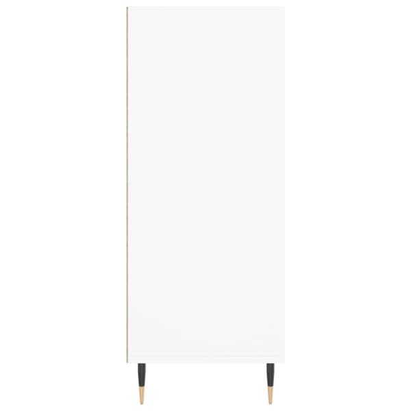 vidaXL Highboard hvit 57x35x90 cm konstruert tre