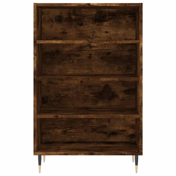 vidaXL skab 57x35x90 cm konstrueret træ røget egetræ
