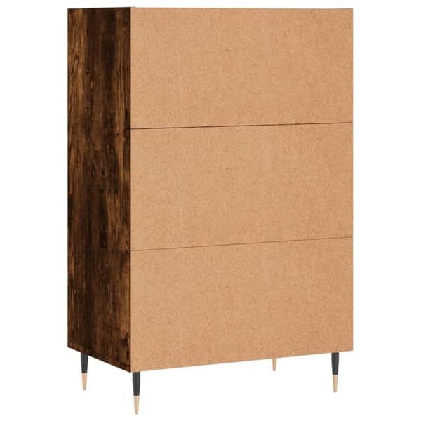 vidaXL skab 57x35x90 cm konstrueret træ røget egetræ