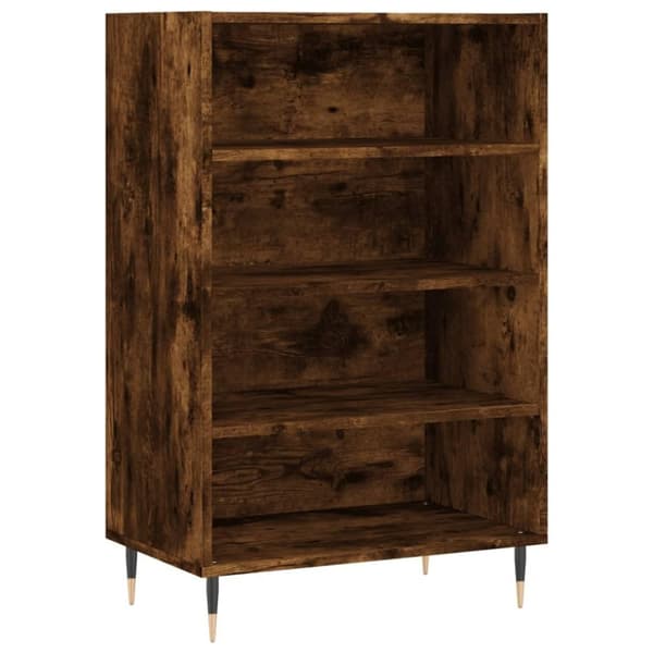 vidaXL skab 57x35x90 cm konstrueret træ røget egetræ