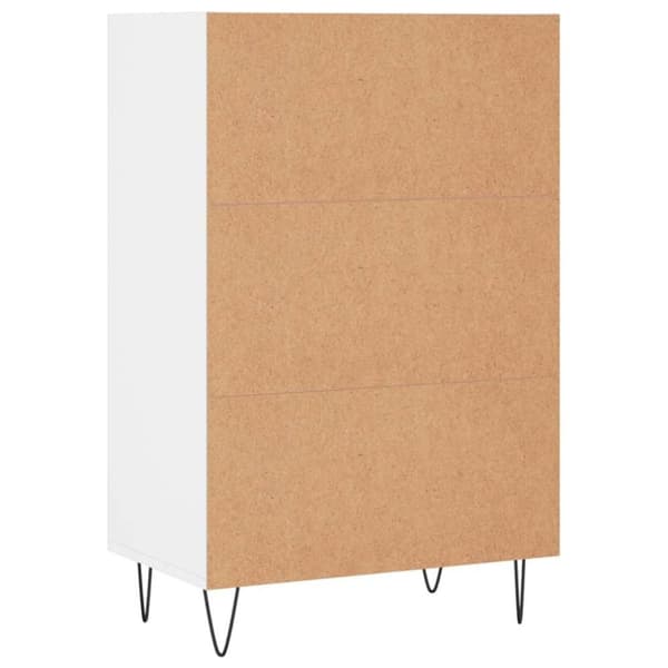 vidaXL skab 57x35x90 cm konstrueret træ hvid