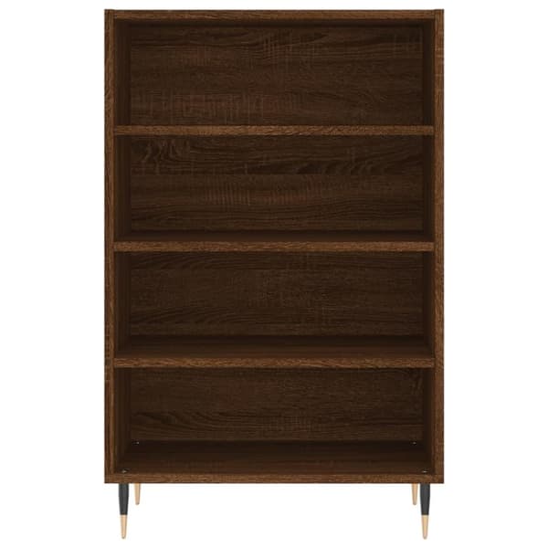 vidaXL skab 57x35x90 cm konstrueret træ brunt egetræ