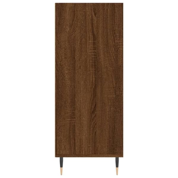 vidaXL skab 57x35x90 cm konstrueret træ brunt egetræ