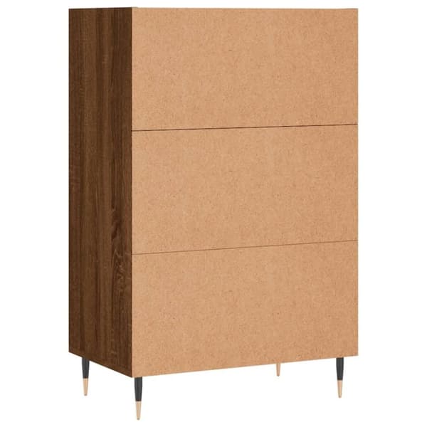 vidaXL skab 57x35x90 cm konstrueret træ brunt egetræ