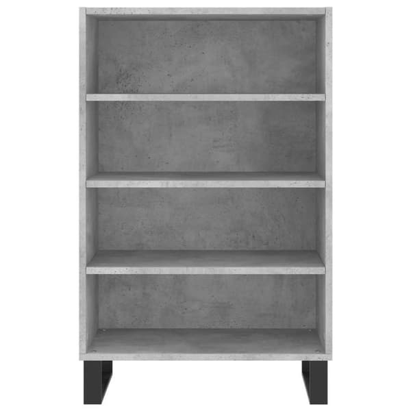 vidaXL Highboard betonggrå 57x35x90 cm konstruert tre