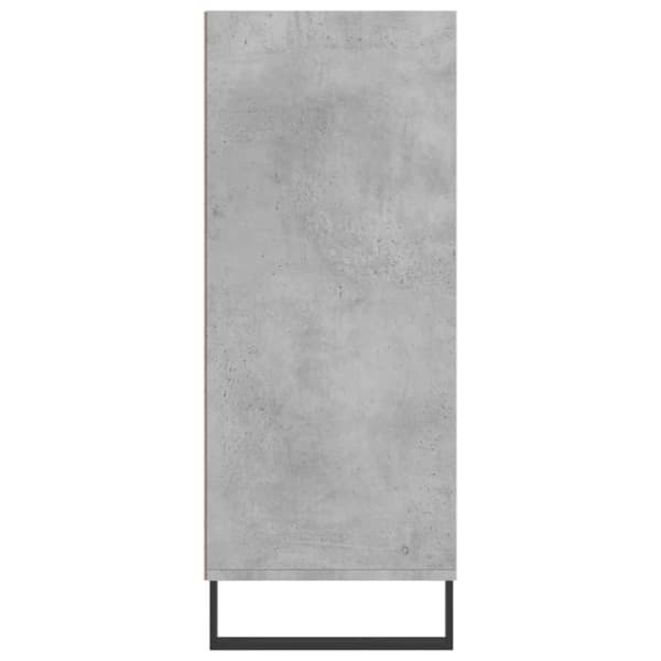 vidaXL Highboard betonggrå 57x35x90 cm konstruert tre