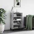 Miniatyrbilde 10 av 10: vidaXL Highboard betonggrå 57x35x90 cm konstruert tre
