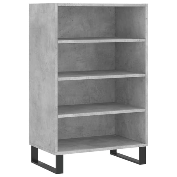 vidaXL Highboard betonggrå 57x35x90 cm konstruert tre