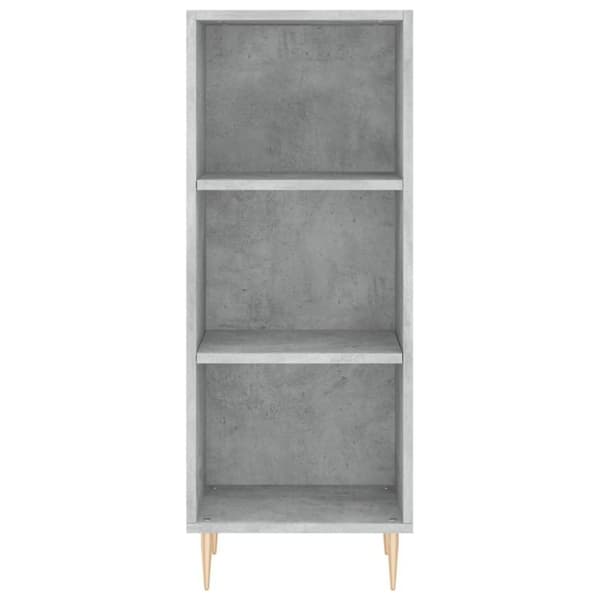 vidaXL Senkki betoninharmaa 34,5x32,5x90 cm tekninen puu