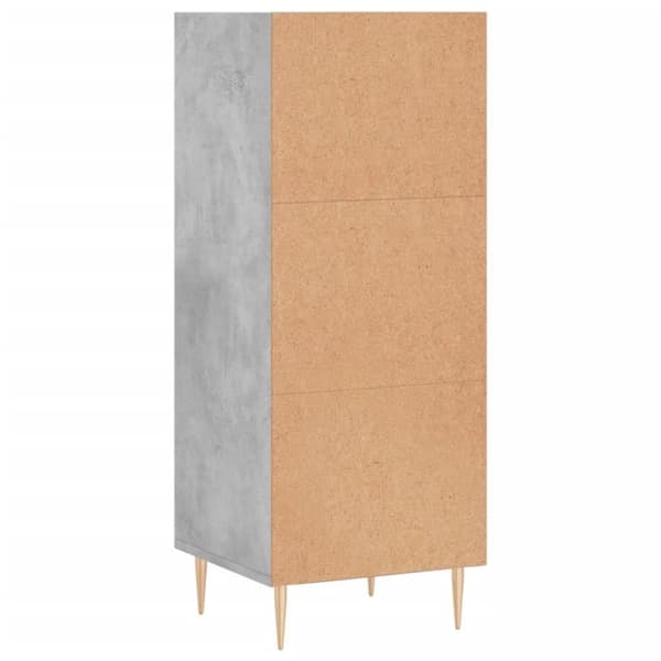 vidaXL Senkki betoninharmaa 34,5x32,5x90 cm tekninen puu
