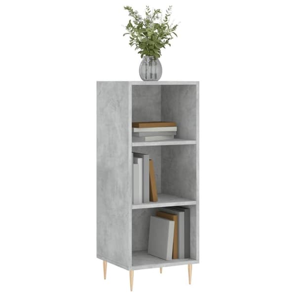 vidaXL Senkki betoninharmaa 34,5x32,5x90 cm tekninen puu