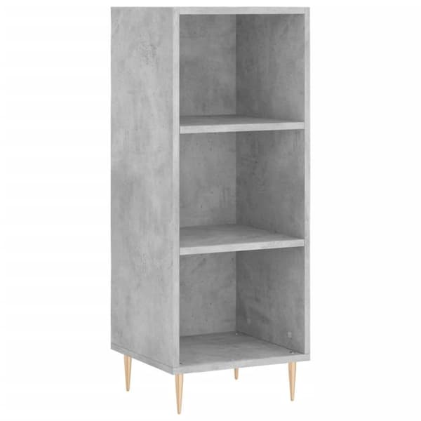 vidaXL Senkki betoninharmaa 34,5x32,5x90 cm tekninen puu