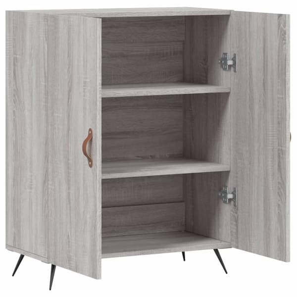 vidaXL Senkki harmaa Sonoma 69,5x34x90 cm tekninen puu