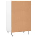 Miniatyrbilde 5 av 10: vidaXL Highboard høyglans hvit 57x35x90 cm konstruert tre