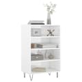 Miniatyrbilde 2 av 10: vidaXL Highboard høyglans hvit 57x35x90 cm konstruert tre