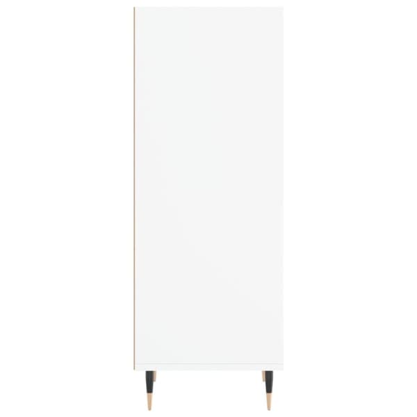 vidaXL Skjenk hvit 34,5x32,5x90 cm konstruert tre