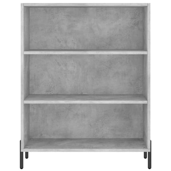 vidaXL Hylle betonggrå 69,5x32,5x90 cm konstruert tre