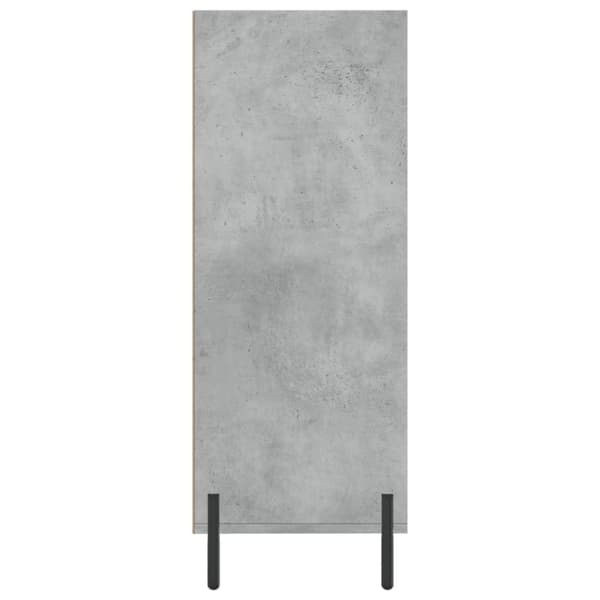 vidaXL Hylle betonggrå 69,5x32,5x90 cm konstruert tre