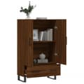 Miniatyrbillede 3 af 11: vidaXL skab 69,5x31x115 cm konstrueret træ brun sonoma-eg