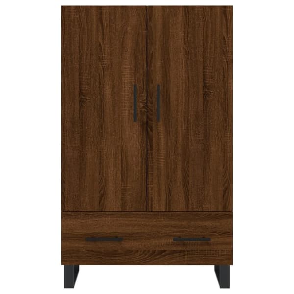 vidaXL skab 69,5x31x115 cm konstrueret træ brun sonoma-eg