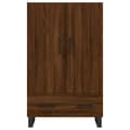 Miniatyrbillede 5 af 11: vidaXL skab 69,5x31x115 cm konstrueret træ brun sonoma-eg