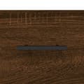 Miniatyrbillede 8 af 11: vidaXL skab 69,5x31x115 cm konstrueret træ brun sonoma-eg