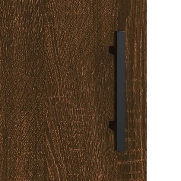 vidaXL skab 69,5x31x115 cm konstrueret træ brun sonoma-eg