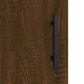 Miniatyrbillede 9 af 11: vidaXL skab 69,5x31x115 cm konstrueret træ brun sonoma-eg