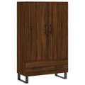Miniatyrbillede 1 af 11: vidaXL skab 69,5x31x115 cm konstrueret træ brun sonoma-eg
