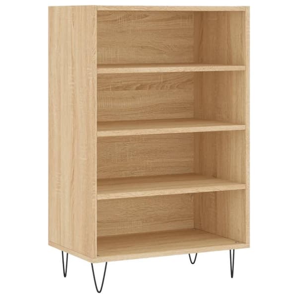 vidaXL Highboard sonoma eik 57x35x90 cm konstruert tre