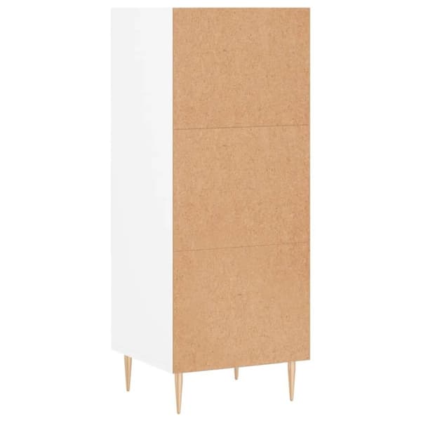 vidaXL Skåp vit 34,5x32,5x90 cm konstruerat trä