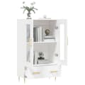 Miniatyrbilde 3 av 11: vidaXL Highboard hvit 69,5x31x115 cm konstruert tre