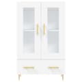 Miniatyrbilde 5 av 11: vidaXL Highboard hvit 69,5x31x115 cm konstruert tre