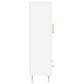 Miniatyrbilde 6 av 11: vidaXL Highboard hvit 69,5x31x115 cm konstruert tre