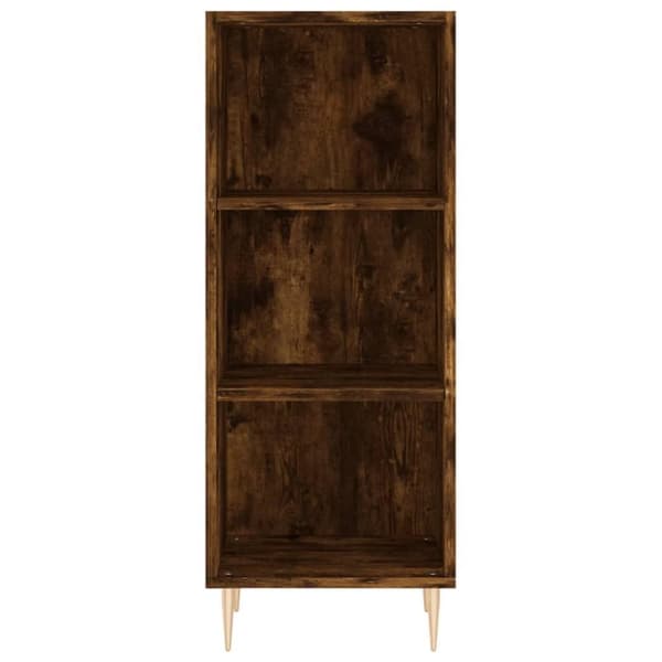 vidaXL Skjenk røkt eik 34,5x32,5x90 cm konstruert tre