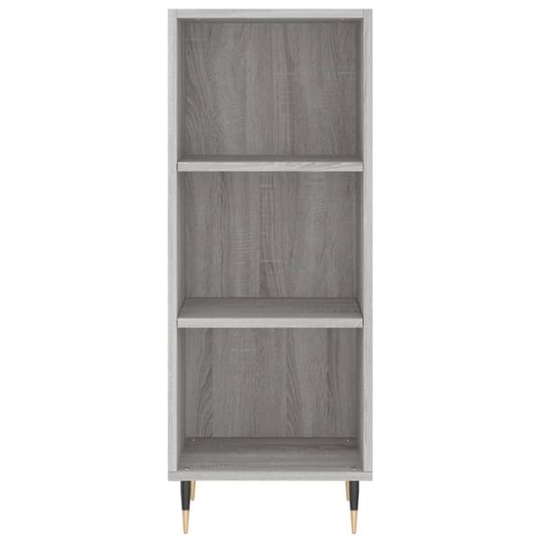 vidaXL Senkki harmaa Sonoma 34,5x32,5x90 cm tekninen puu