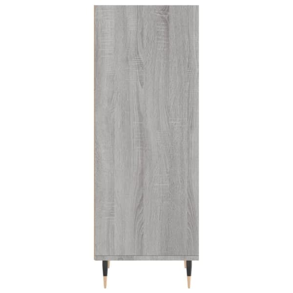 vidaXL Senkki harmaa Sonoma 34,5x32,5x90 cm tekninen puu
