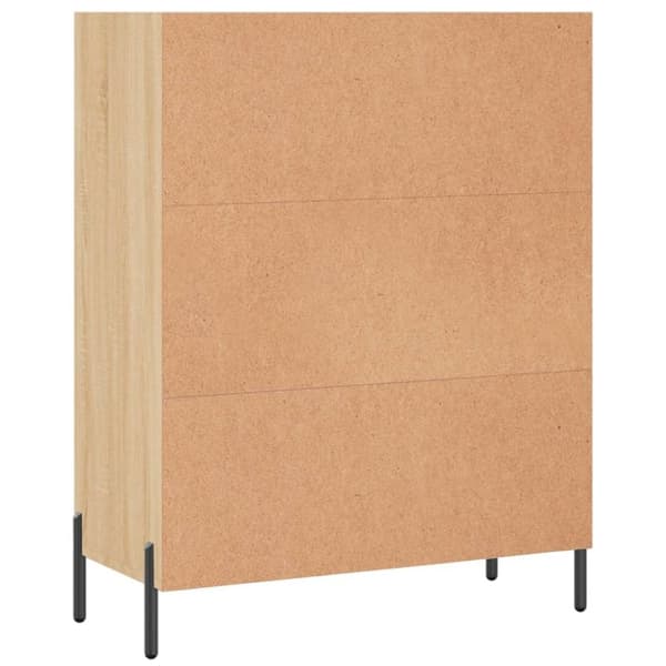 vidaXL skab 69,5x32,5x90 cm konstrueret træ sonoma-eg