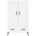 Miniatyrbillede 4 af 11: vidaXL skab 69,5x31x115 cm konstrueret træ hvid