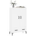 Miniatyrbillede 2 af 11: vidaXL skab 69,5x31x115 cm konstrueret træ hvid