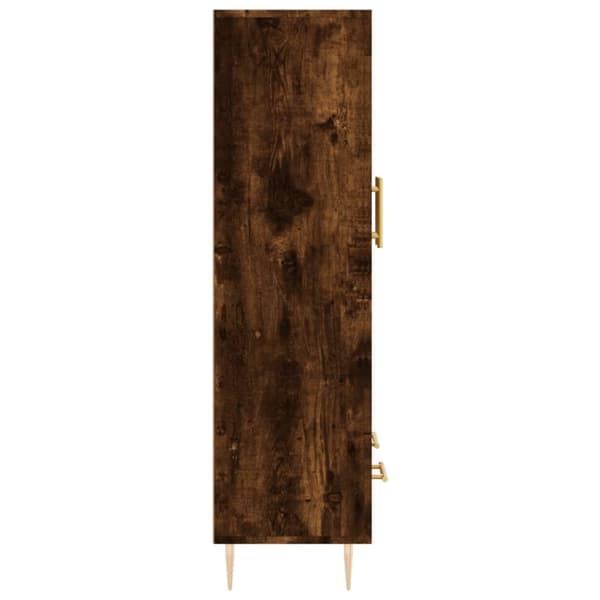 vidaXL skab 69,5x31x115 cm konstrueret træ røget sonoma-eg
