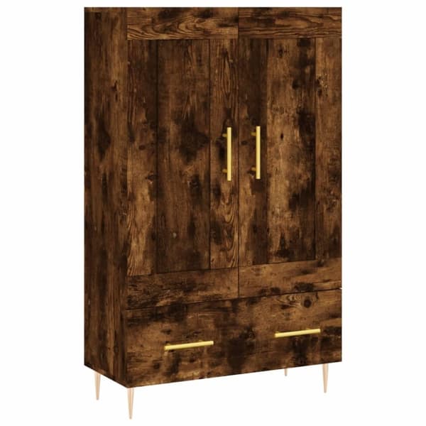 vidaXL skab 69,5x31x115 cm konstrueret træ røget sonoma-eg