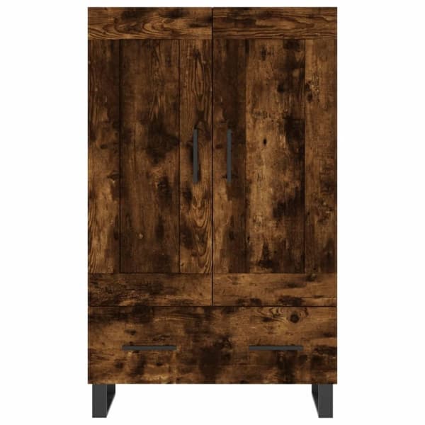 vidaXL skab 69,5x31x115 cm konstrueret træ røget sonoma-eg