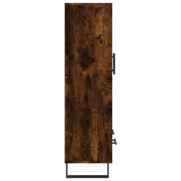 vidaXL skab 69,5x31x115 cm konstrueret træ røget sonoma-eg