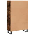 Miniatyrbillede 7 af 11: vidaXL skab 69,5x31x115 cm konstrueret træ røget sonoma-eg