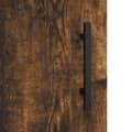 Miniatyrbillede 8 af 11: vidaXL skab 69,5x31x115 cm konstrueret træ røget sonoma-eg