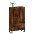Miniatyrbillede 2 af 11: vidaXL skab 69,5x31x115 cm konstrueret træ røget sonoma-eg
