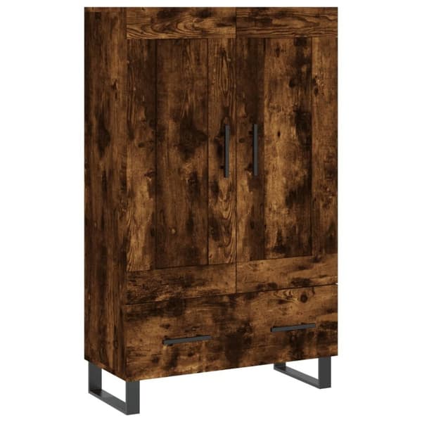 vidaXL skab 69,5x31x115 cm konstrueret træ røget sonoma-eg